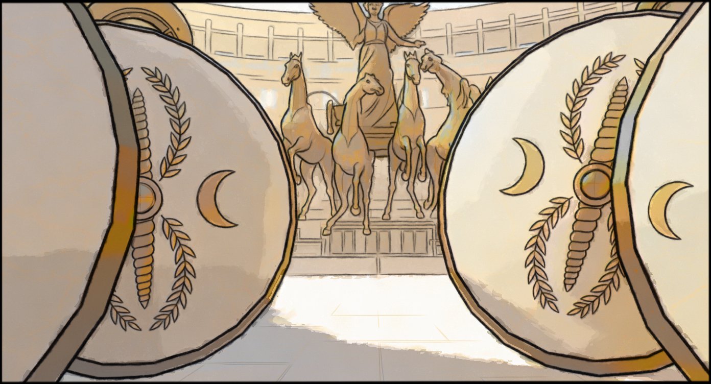 Motion Graphics - VFX - storyboard frame 6 by Dakota Warren